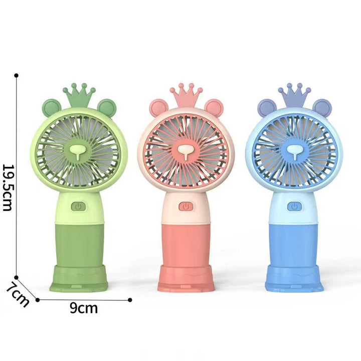 Unisex Handheld Fan with flexible design and integrated USB charging function Stornfield