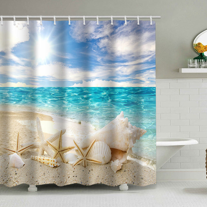 Beach-Themed Shower Curtain Stornfield