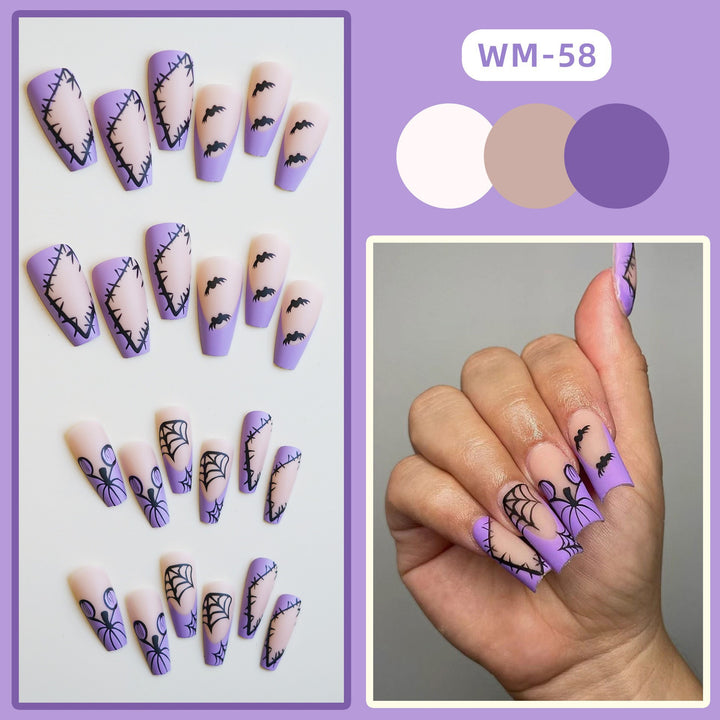 Holiday-Themed Press-On Nail Art Stornfield