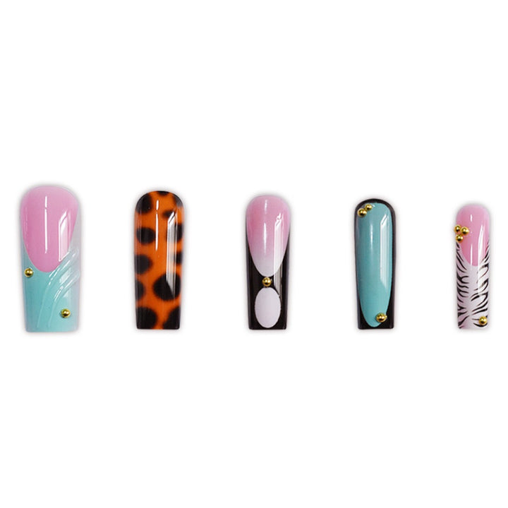 Artistic Long Acrylic Nail Enhancements Stornfield