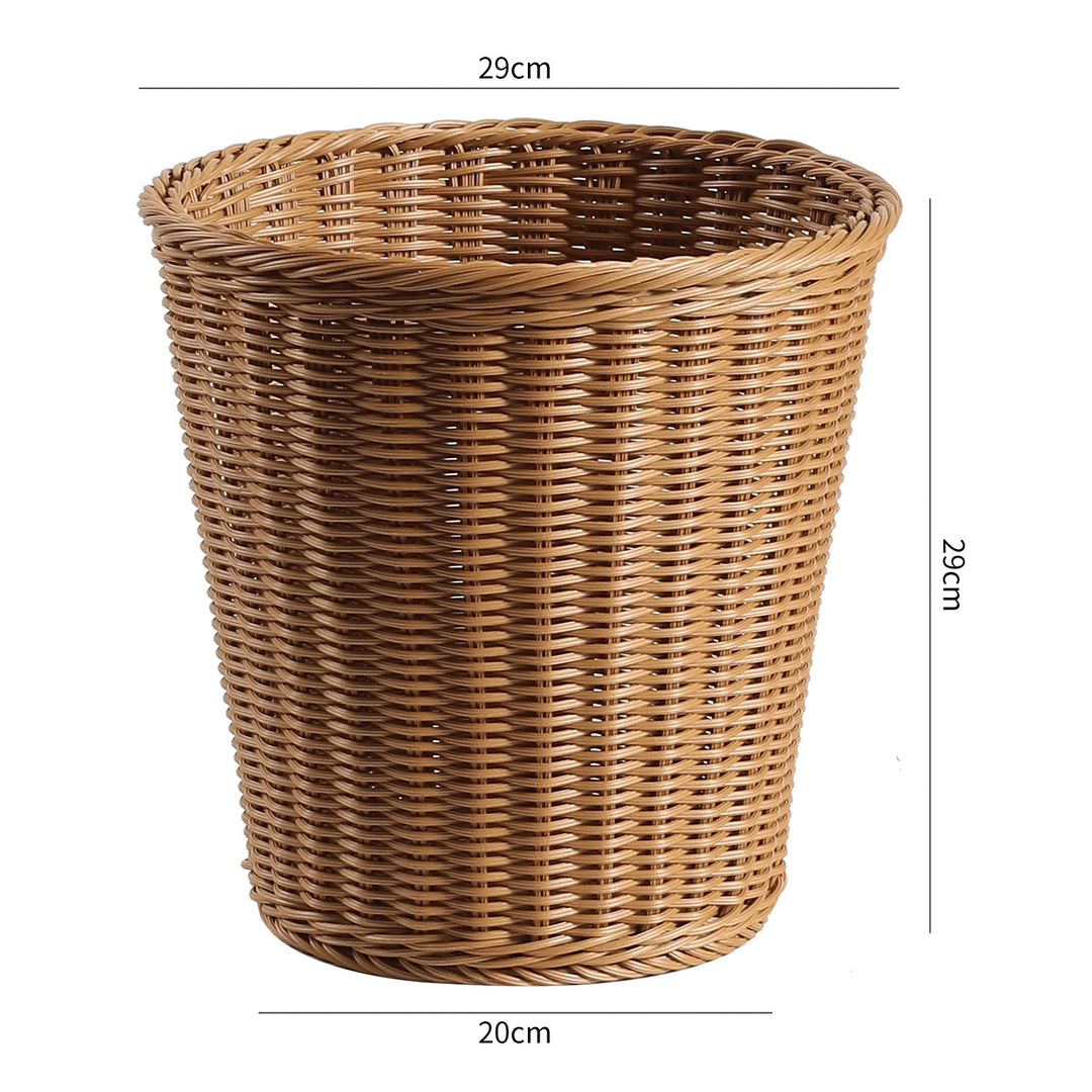 Unisex Elegant Waste Bin made of woven material Stornfield