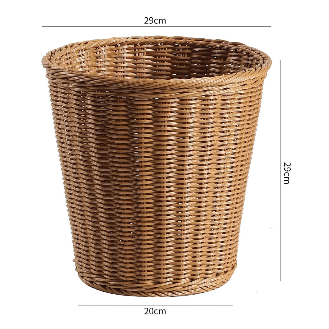 Decorative Woven Waste Basket Stornfield