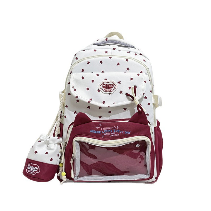 Playful Cat-Ear Design Backpack Stornfield