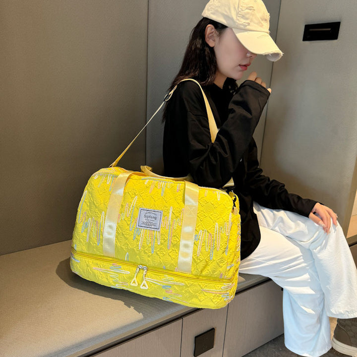 Quilted Lightweight Travel Weekender