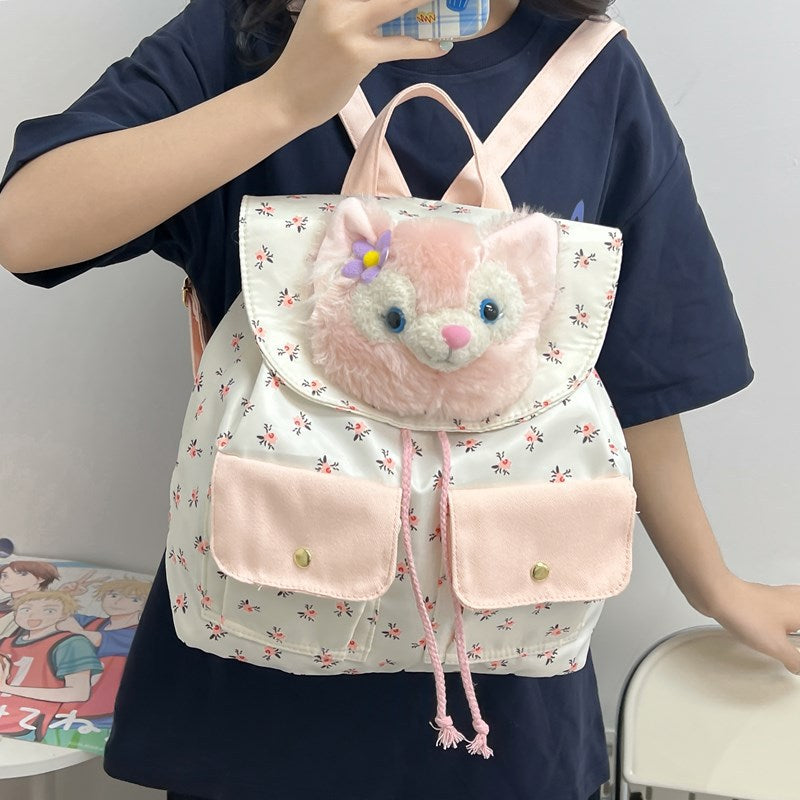 Plush backpack with playful animal motif Stornfield