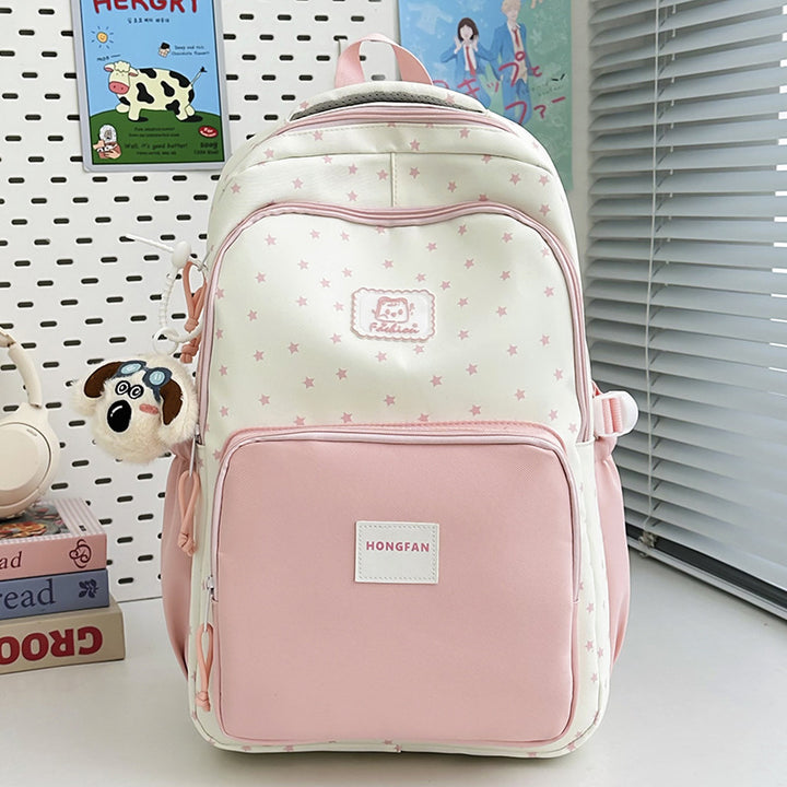 Star-Patterned Adventure Backpack