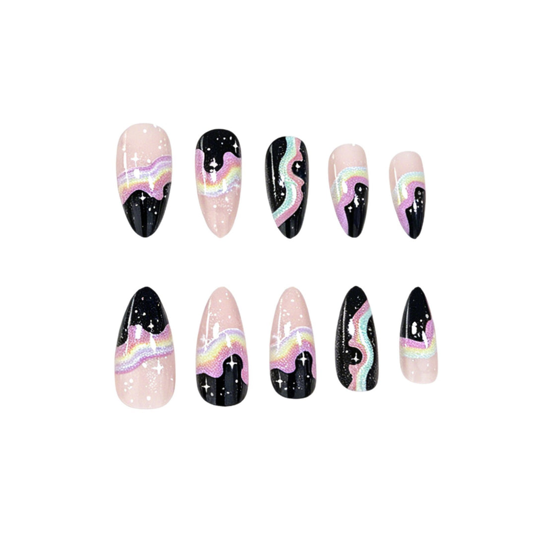 Cosmic Gradient Nail Art Enhancements Stornfield