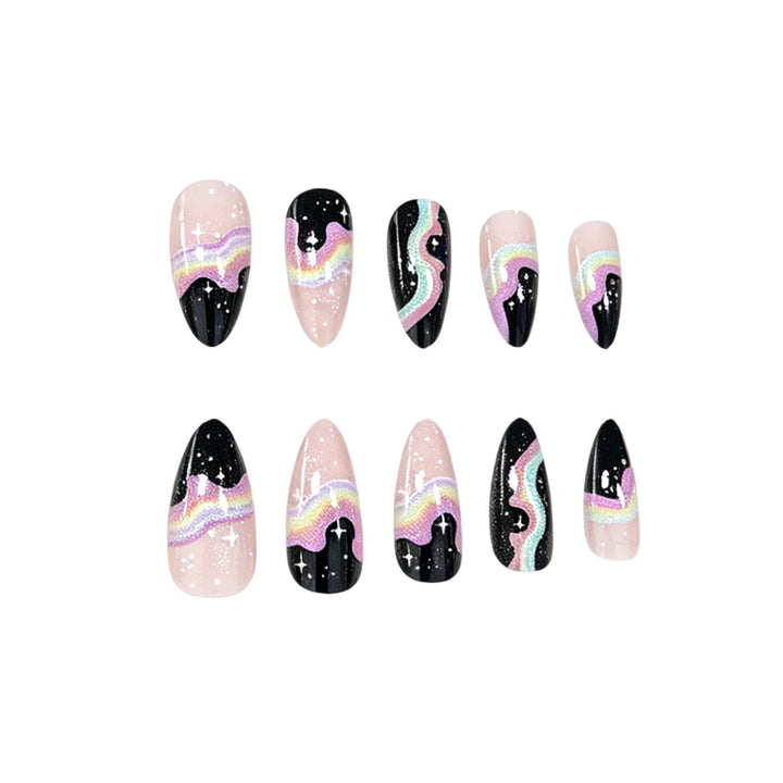Cosmic Gradient Nail Art Enhancements Stornfield