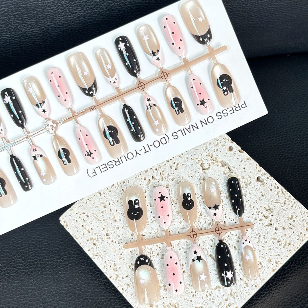 Artistic Press-On Nail Design Stornfield