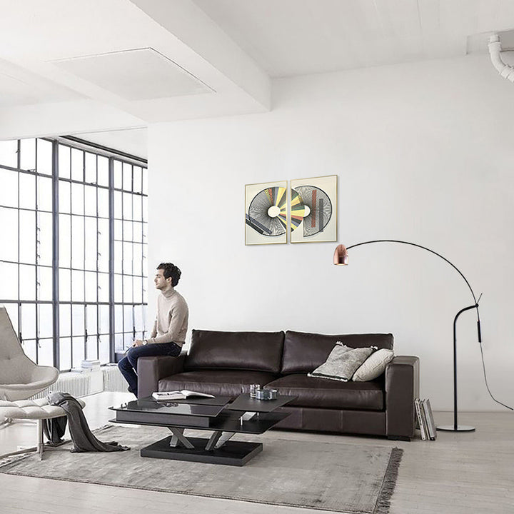 Modern Curved Arc Floor Lamp