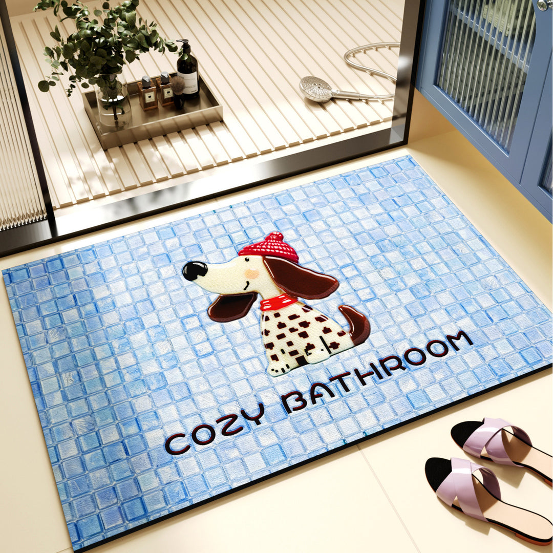 Cute Penguin-Themed Doormat