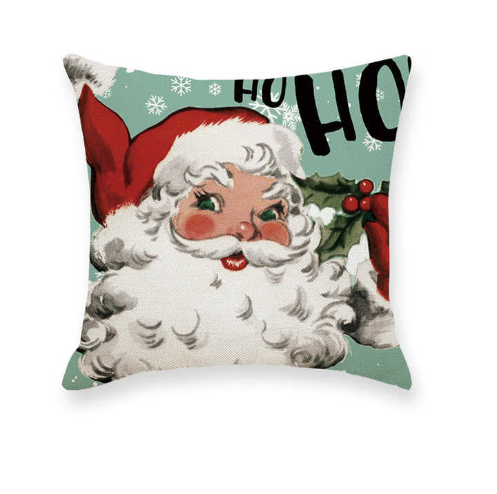 Decorative Christmas-Themed Throw Pillow
