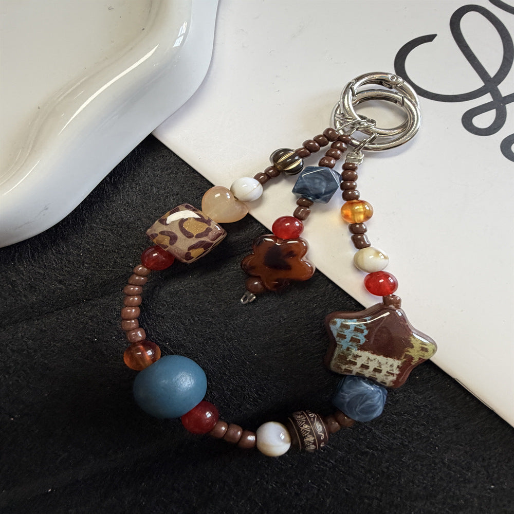 Decorative Beaded Keychain Stornfield 1790134471