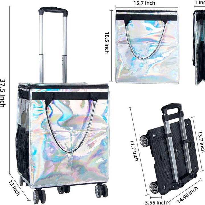 Insulated Rolling Cooler Tote Stornfield
