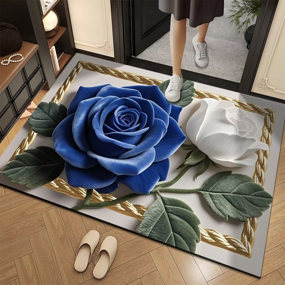 Floral 3D Decorative Area Mat