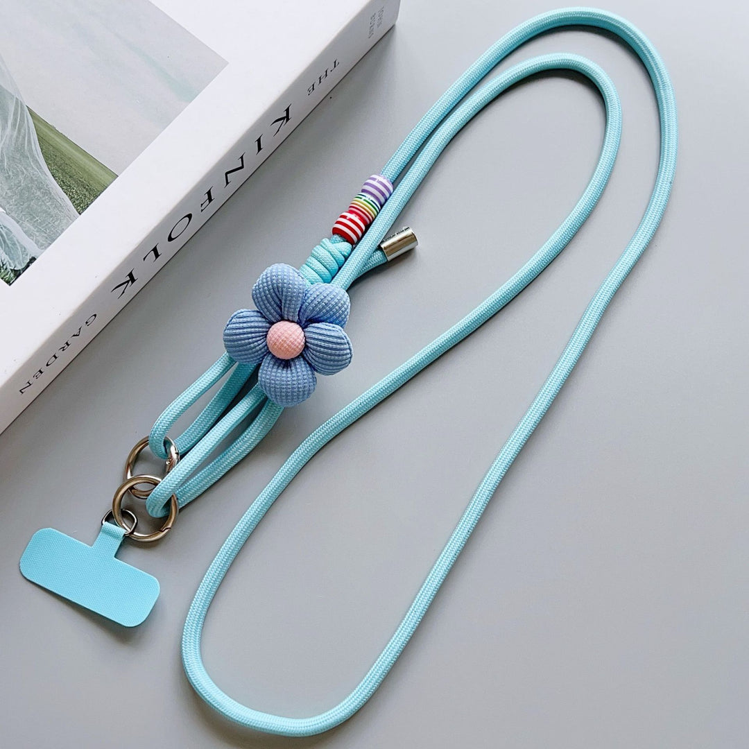 Decorative Flower Charm Phone Lanyard Stornfield