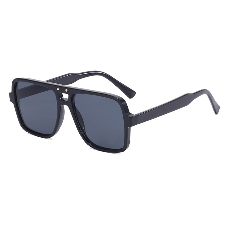 Women's square oversized sunglasses with trendy transparent frame Stornfield