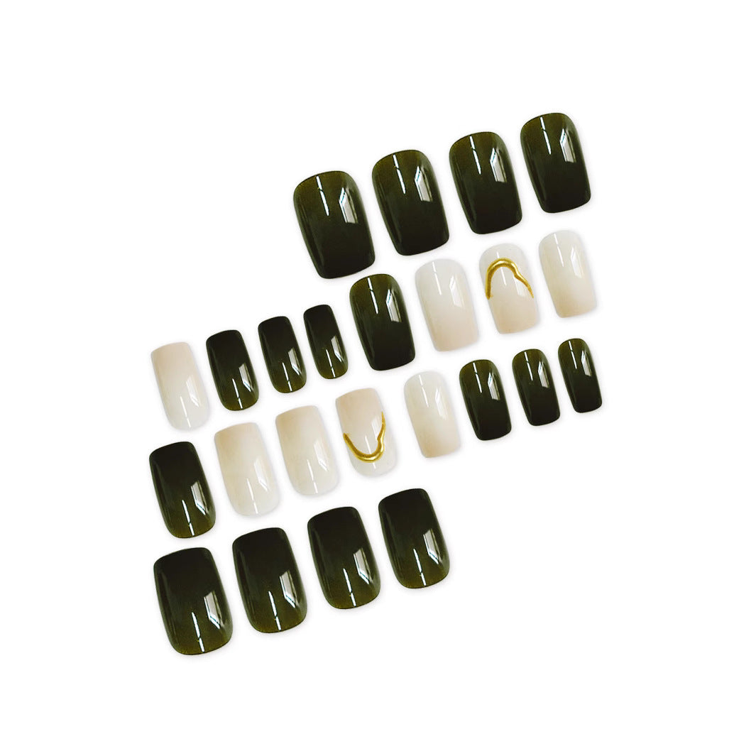 Artistic Press-On Nail Design Stornfield