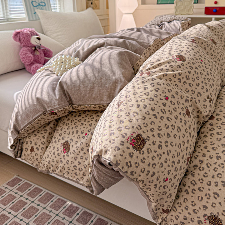 Children's Playful Floral Duvet Cover Set