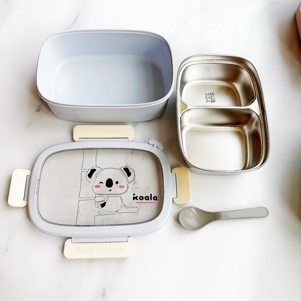 Cute Koala Design Stainless Steel Lunch Container
