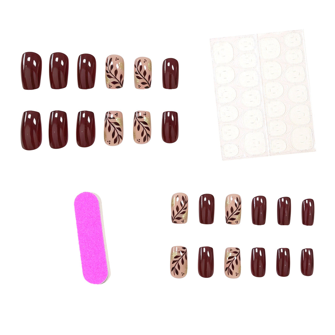 Artistic Autumn-Inspired Nail Art Stornfield