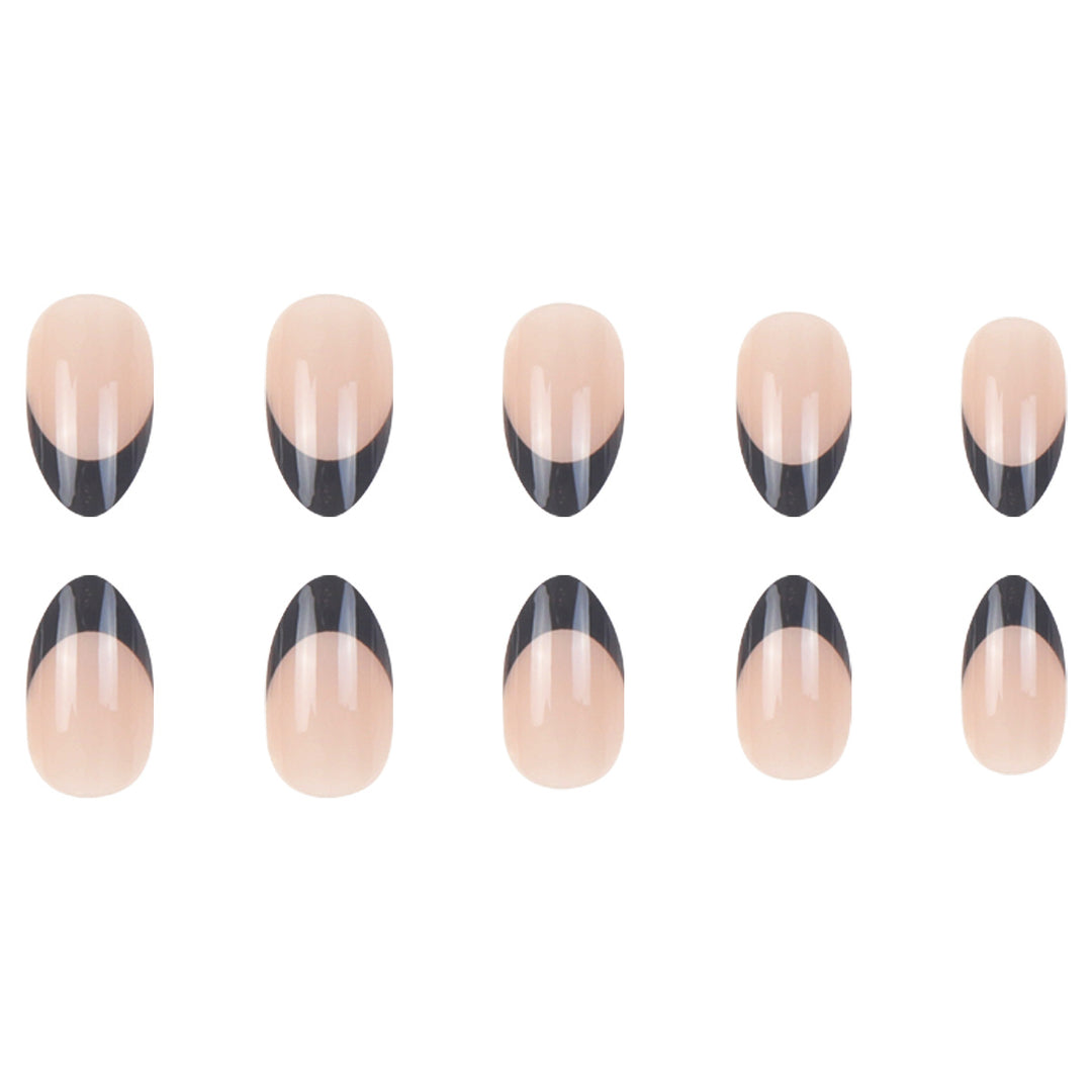 Elegant Stiletto French Tip Press-On Nails Stornfield