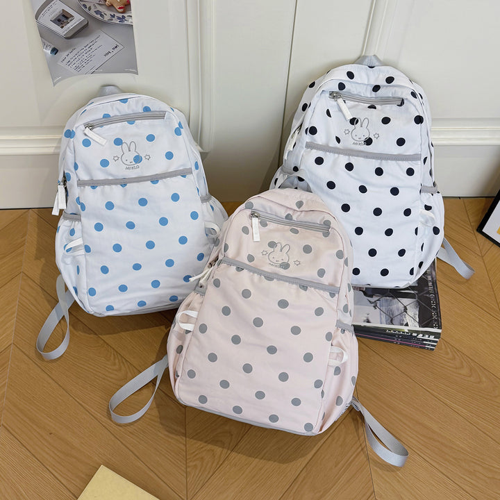 Fun Polka Dot Patterned Backpack Stornfield