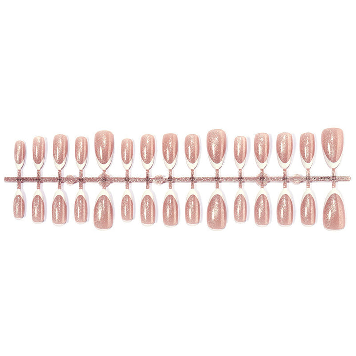 Artificial nail set with elegant glitter effect Stornfield