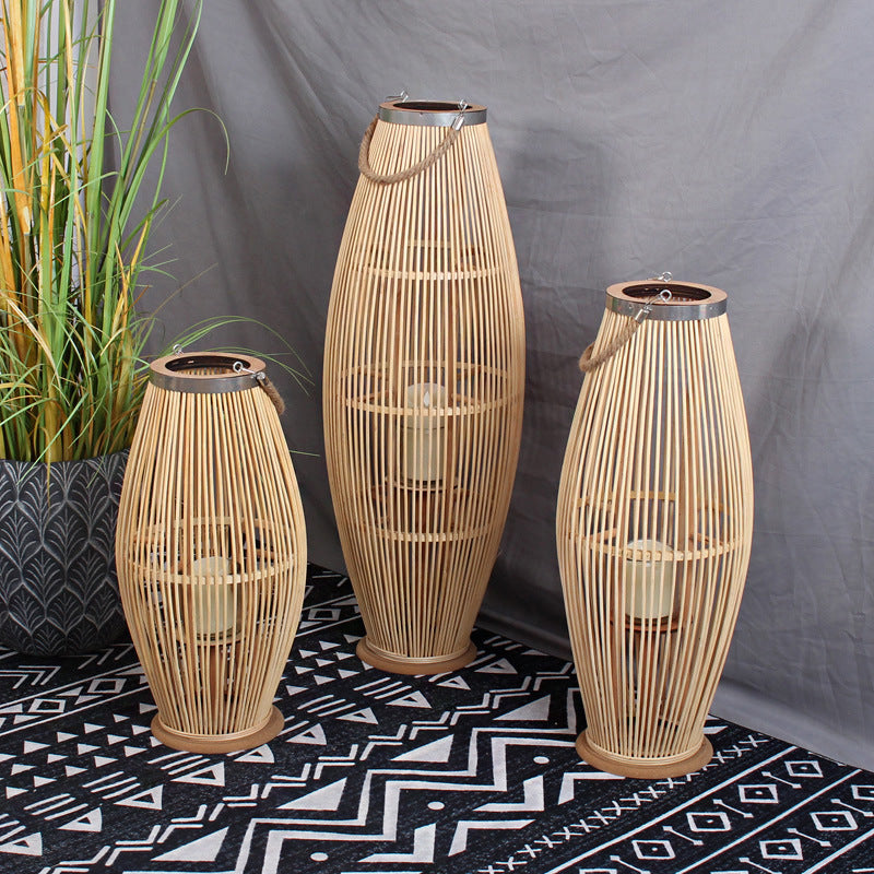 Elegant Rattan Lantern Stornfield