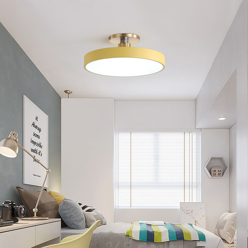 Modern Round Flush Mount Light