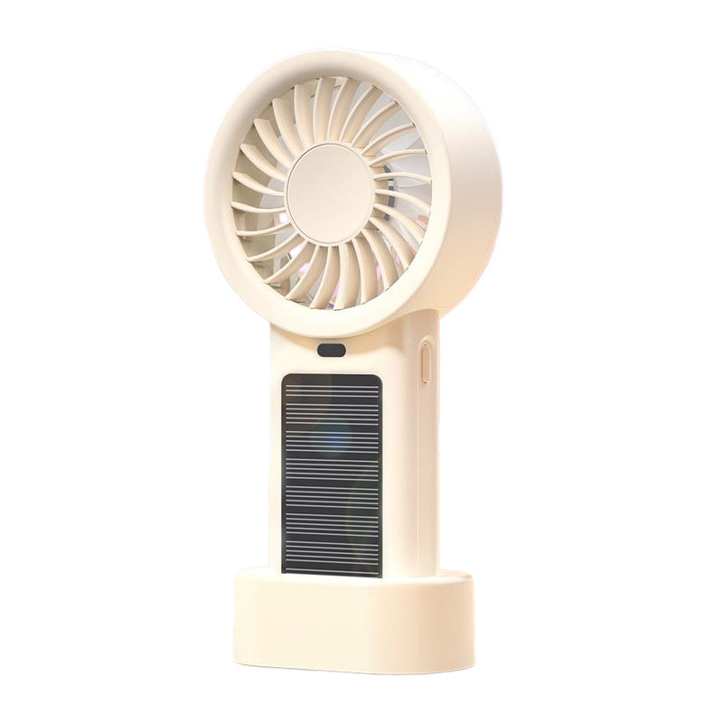 Portable Solar-Powered Handheld Cooling Fan Stornfield