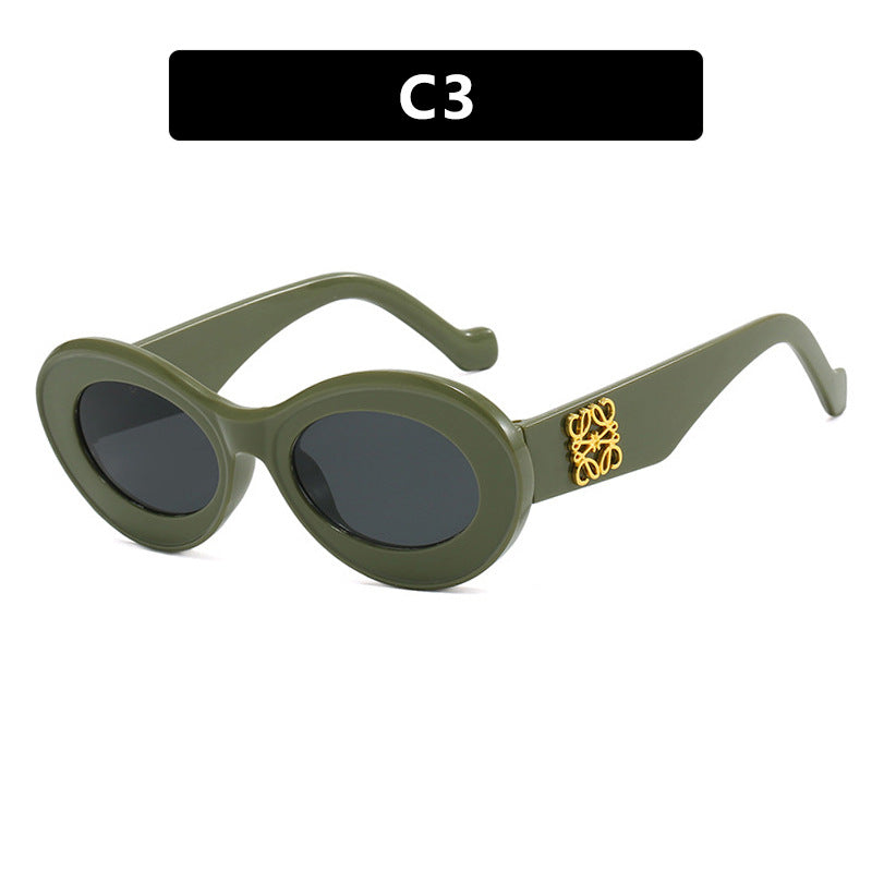 Ladies elegant curved sunglasses Stornfield