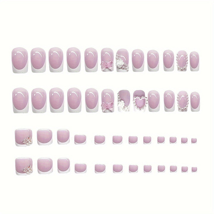 Floral Embellished Nail Art Set Stornfield