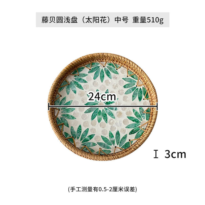 Women's Round Mosaic Serving Platter Stornfield