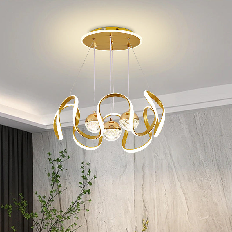 Artistic LED Cluster Chandelier