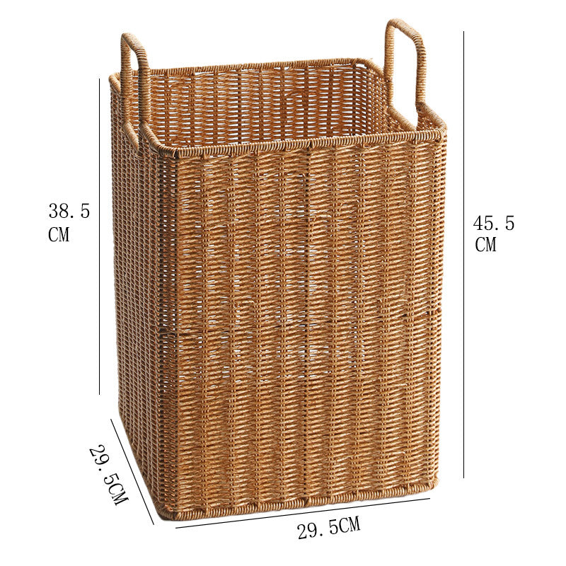 Handwoven Storage Bin with Sturdy Handles Stornfield