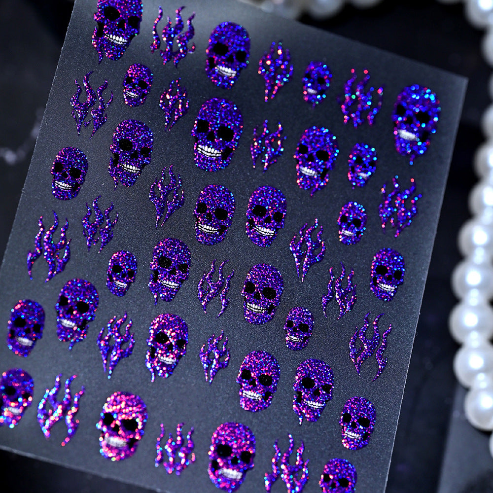 Sparkling Crown Nail Art Stickers