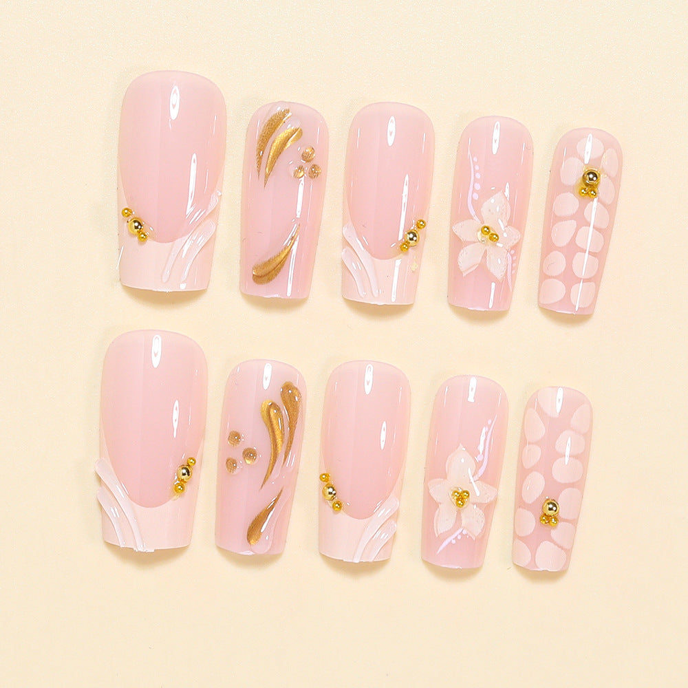Decorative 3D Floral Nail Art Tips Stornfield