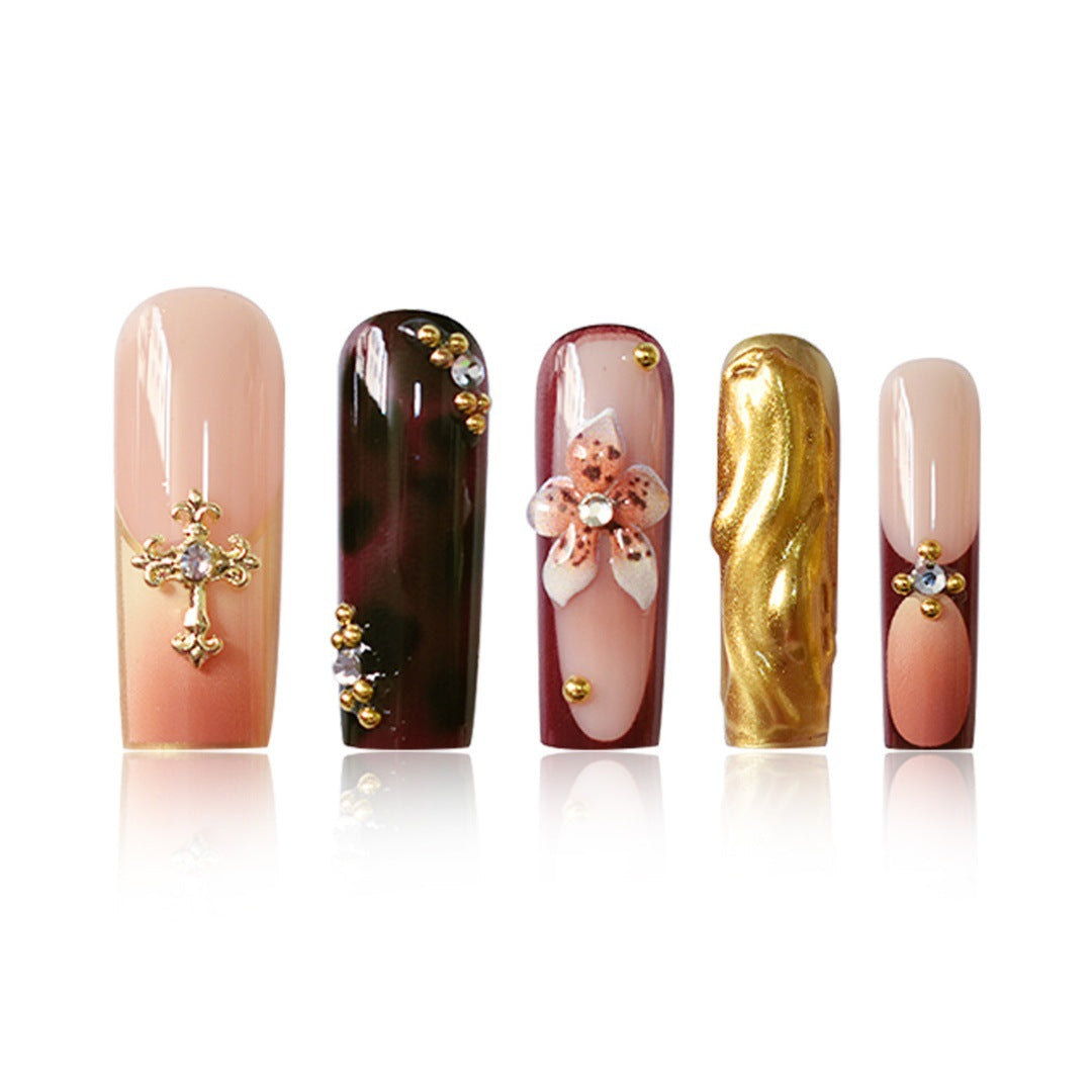 Ornate Press-On Nail Art Extensions Stornfield
