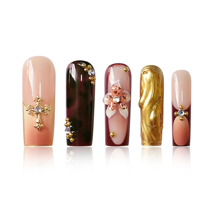 Ornate Press-On Nail Art Extensions Stornfield