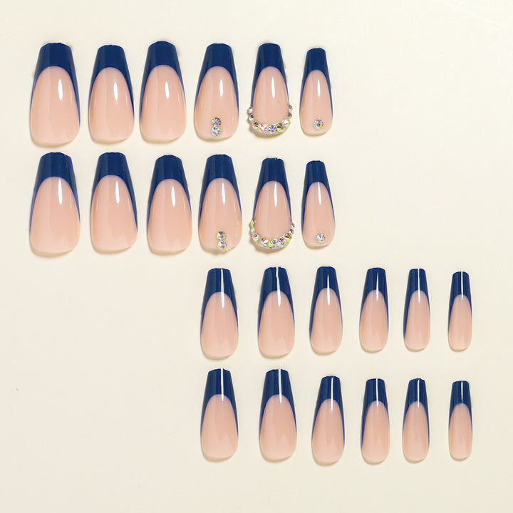 Premium French Tip Press-On Nail Set Stornfield
