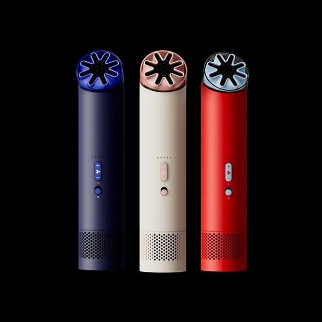Ladies cordless travel hairdryer with diffuser attachment, ion care and quiet motor Stornfield