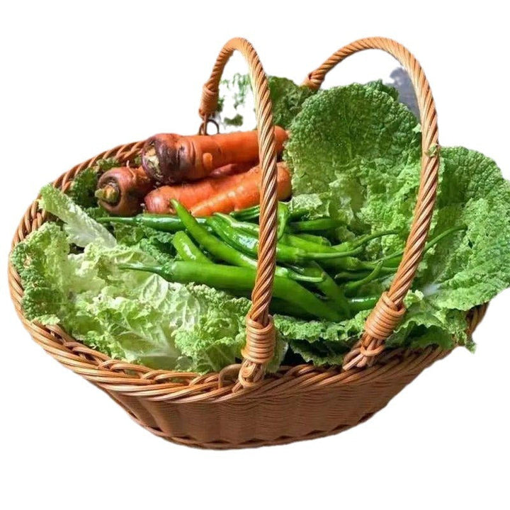 Handcrafted Natural Woven Storage Basket Stornfield