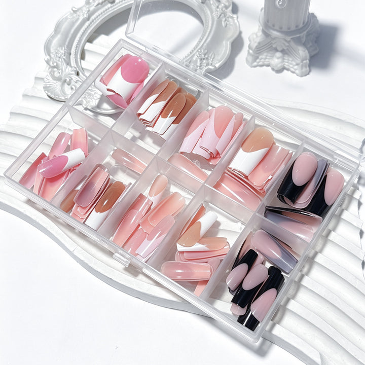 Gradient French Tip Press-On Nail Set Stornfield