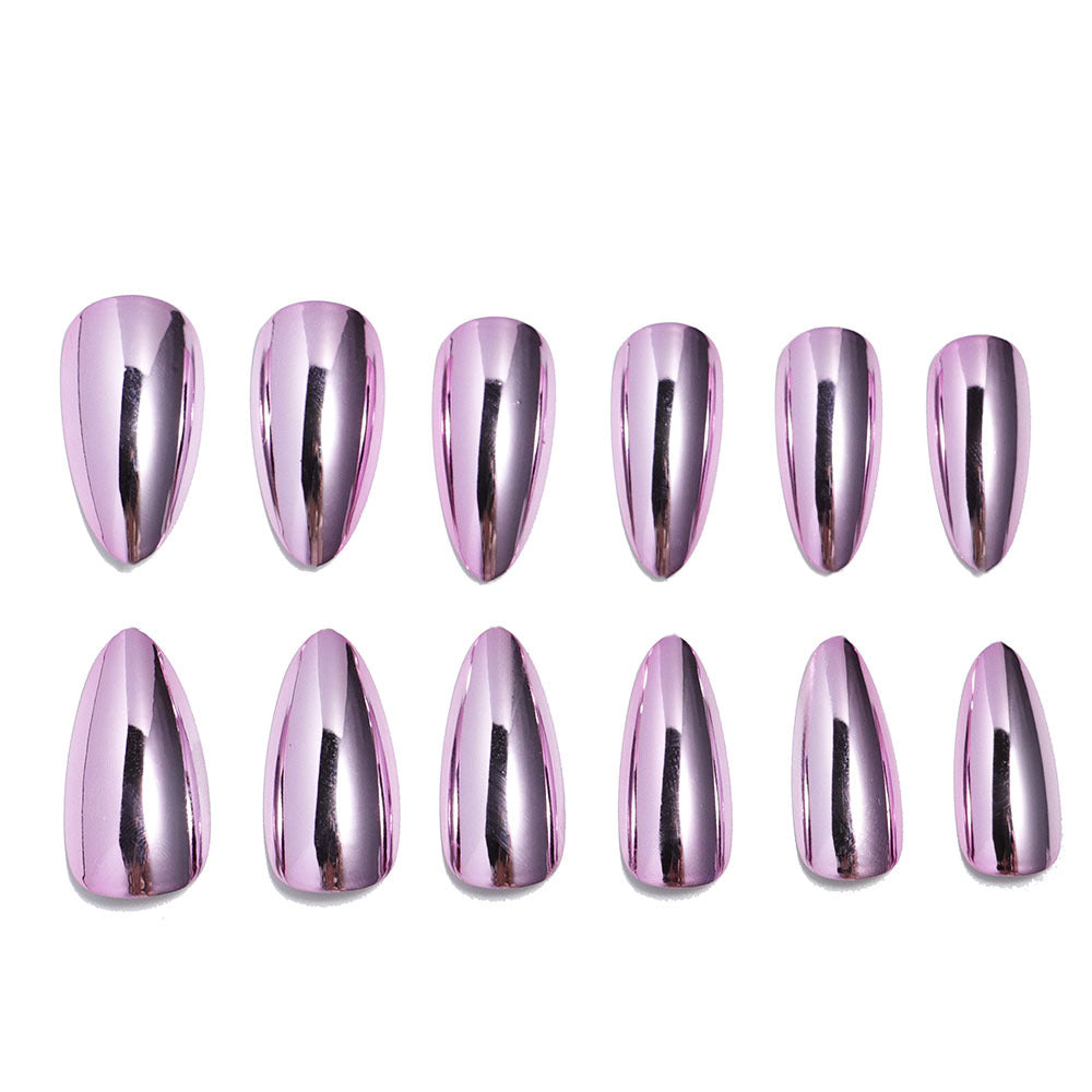 Elegant Mirror Finish Press-On Nails Stornfield