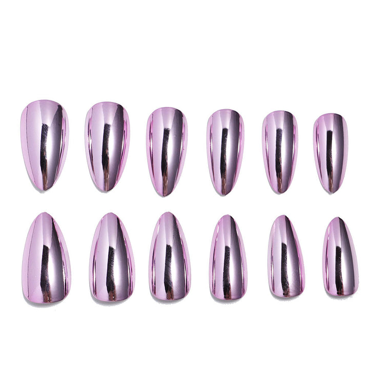 Elegant Mirror Finish Press-On Nails Stornfield