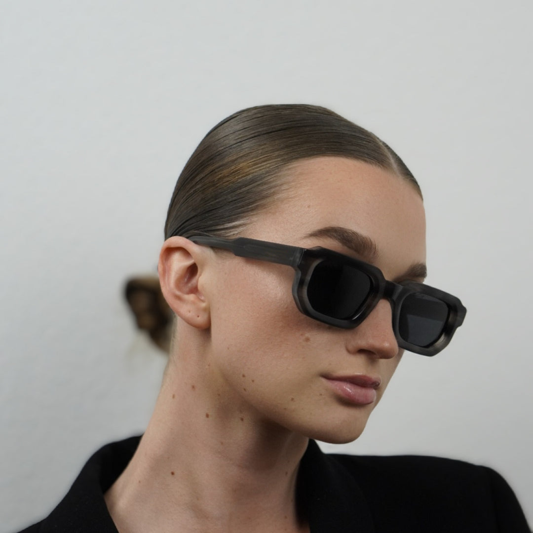 Women's sunglasses in modern geometric design by Stornfield