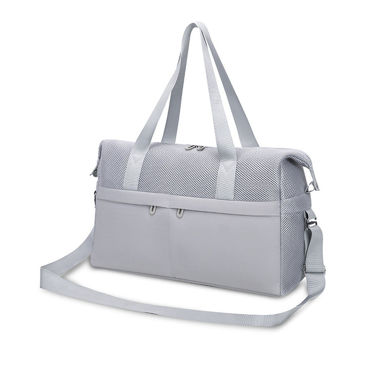 Sporty tote bag with breathable mesh material and multifunctional pockets Stornfield