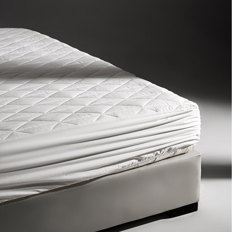 Quilted Fitted Mattress Protector Pad with Deep Elastic Skirt