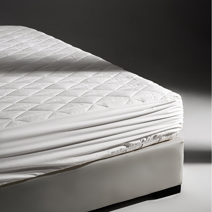Quilted Fitted Mattress Protector Pad with Deep Elastic Skirt